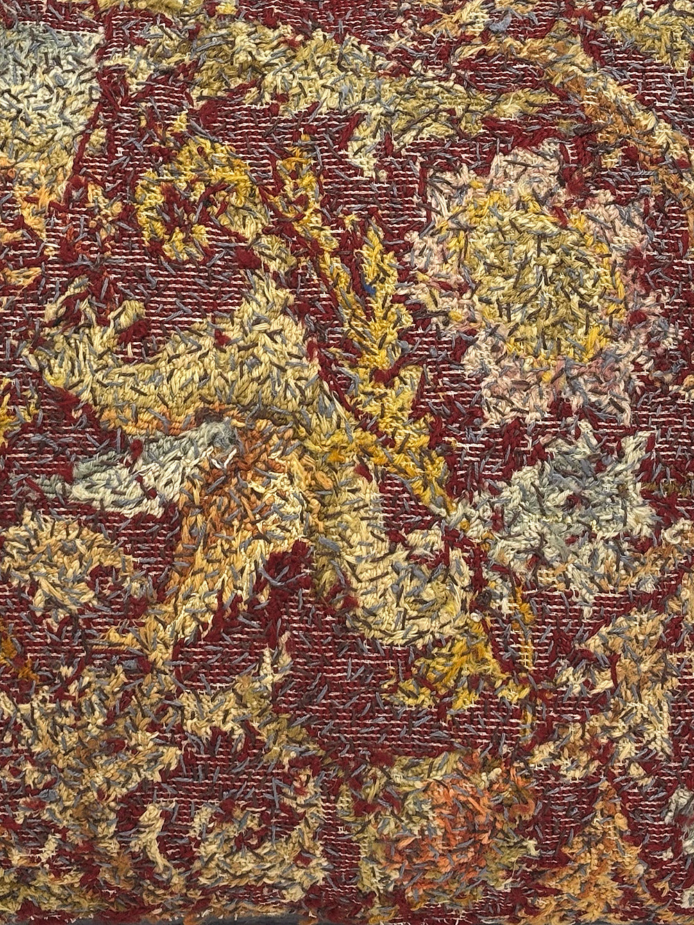 19th Century Woollen Needlepoint Cushion | 1615