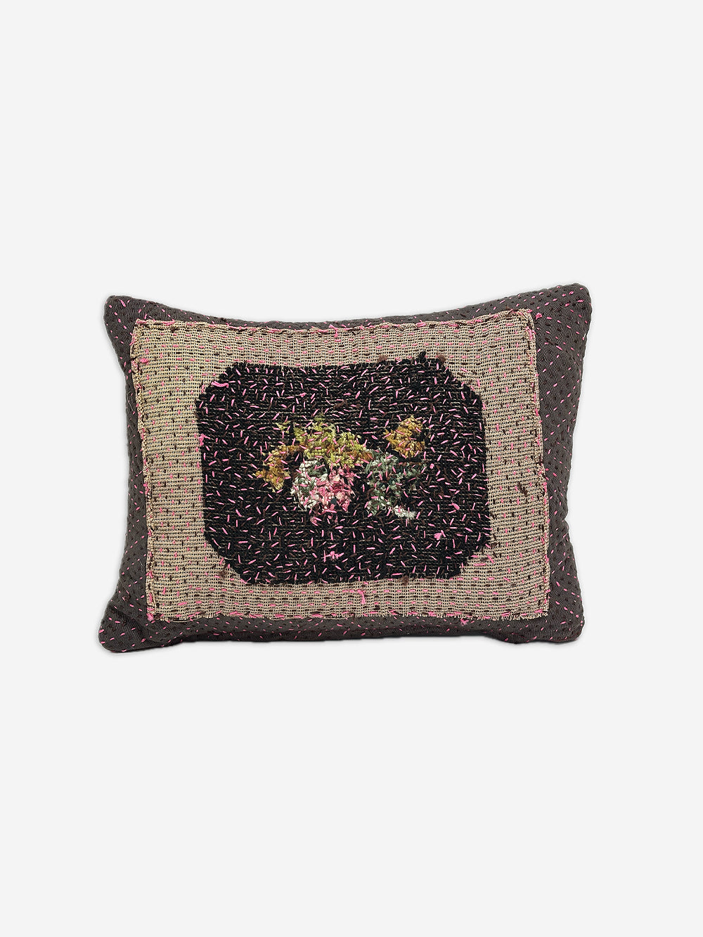 1920s Woollen Needlepoint Cushion | 1621
