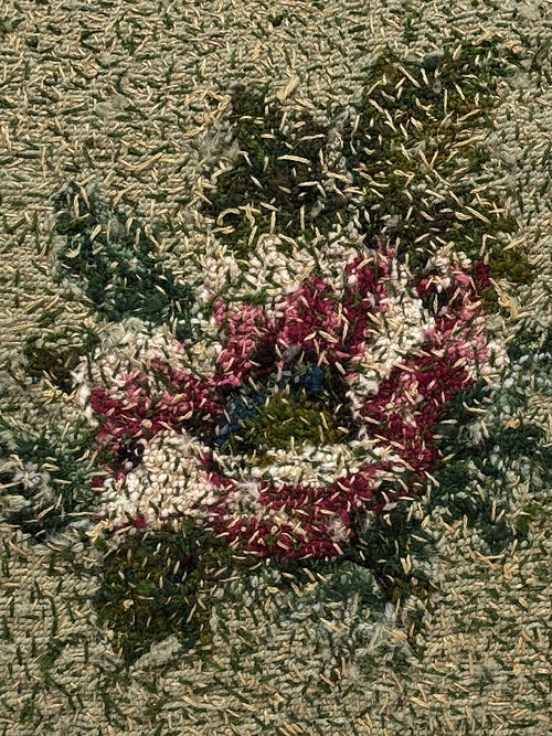 1910s Woollen Needlepoint Cushion | 1622