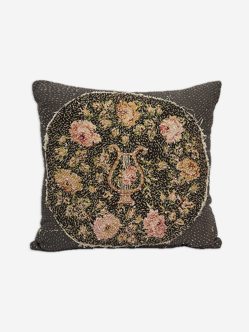 18th Century Woollen Needlepoint Cushion | 1625