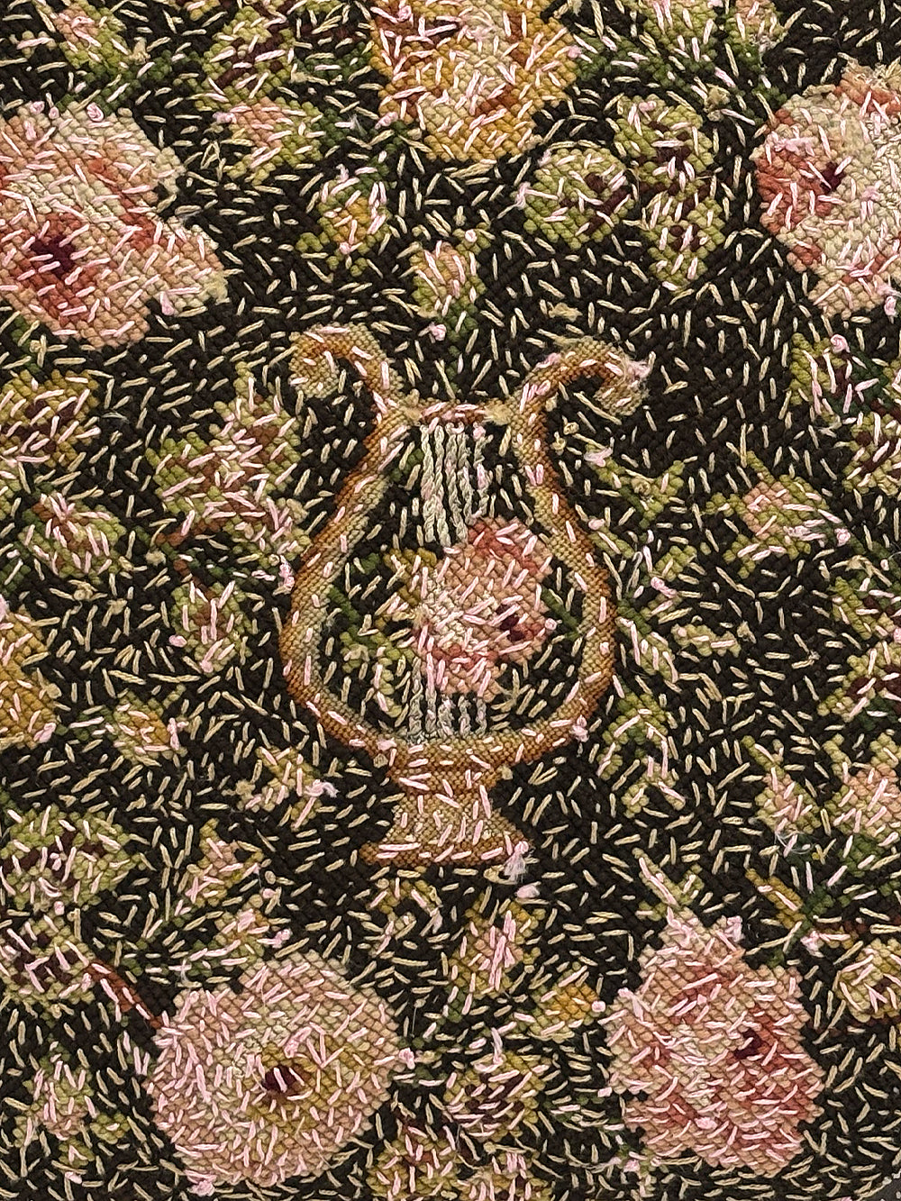 18th Century Woollen Needlepoint Cushion | 1625