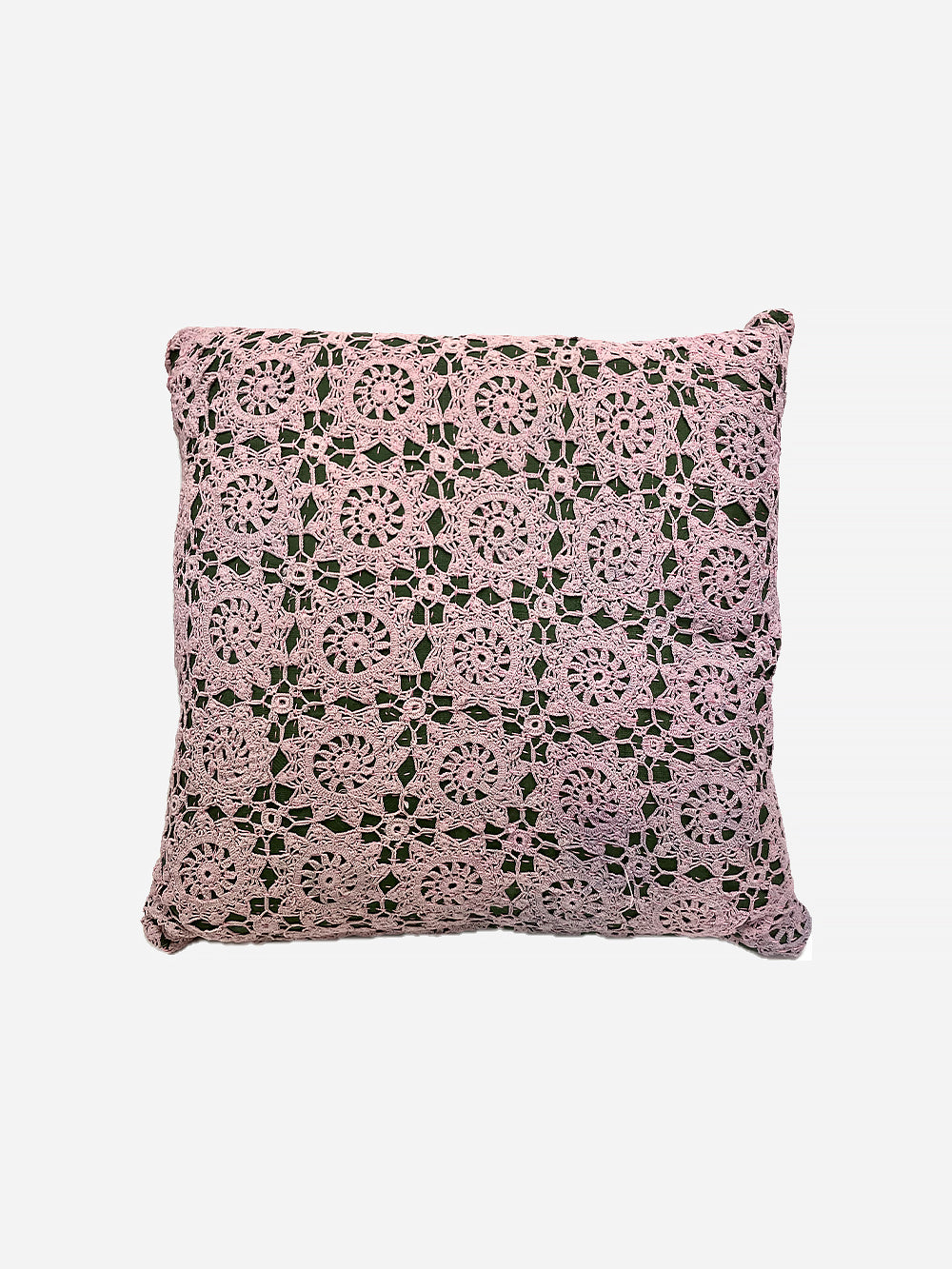 19th Century French Cotton Crochet Cushion | 1666