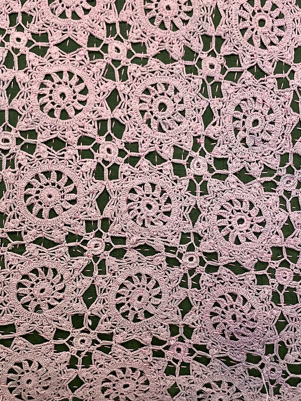 19th Century French Cotton Crochet Cushion | 1666