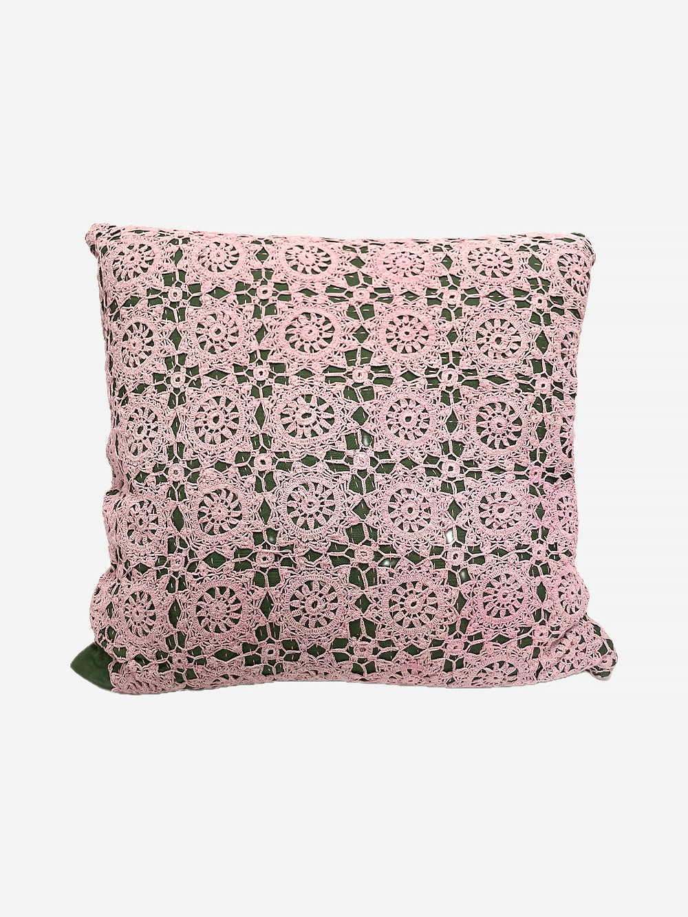 19th Century French Cotton Crochet Cushion | 1667