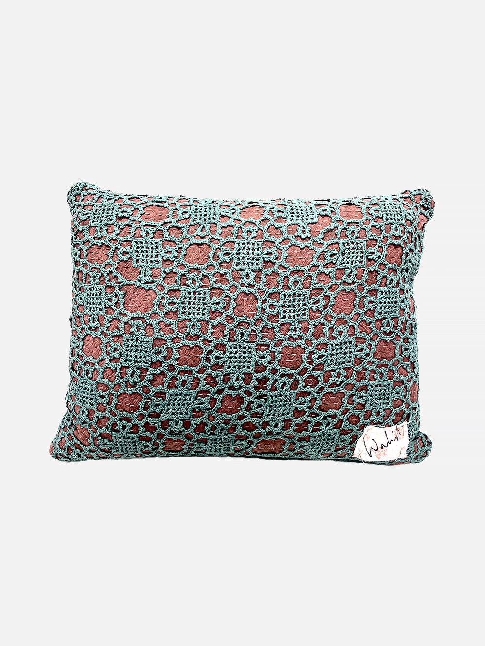 19th Century French Cotton Crochet Cushion | 1668