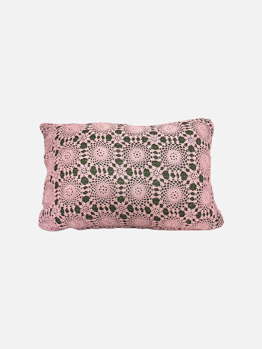 19th Century French Cotton Crochet Cushion | 1681