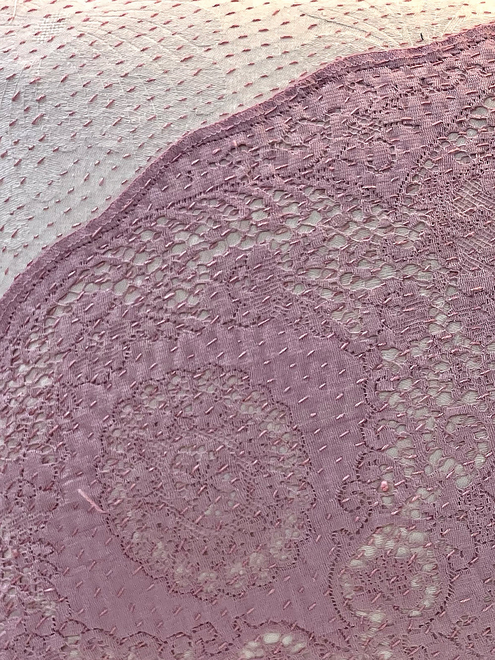 19th Century Curtain Lace Cushion | 1685