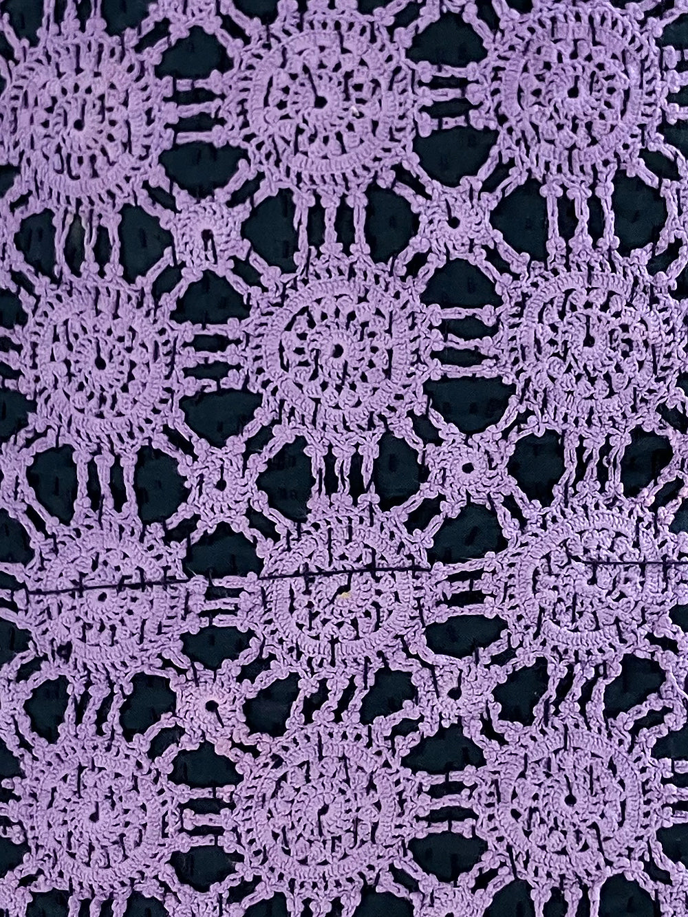 19th Century French Cotton Crochet Cushion | 1686
