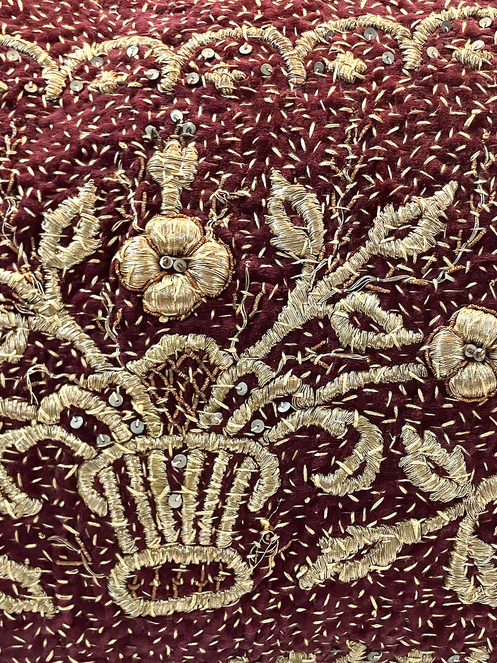 19th Century Ottoman Sirma Embroidery Cushion | 1693