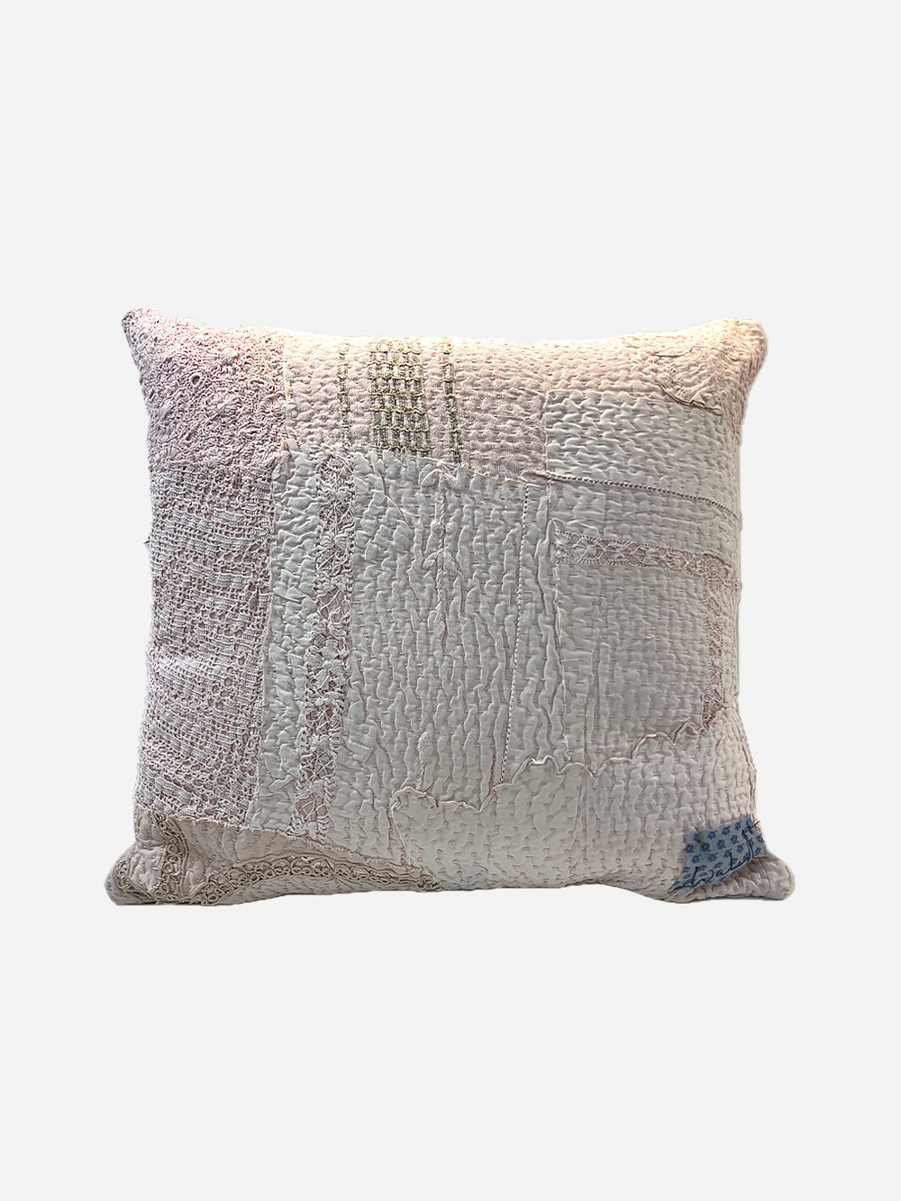 1920s Embroidery & Vintage Cotton Cushion | 1694