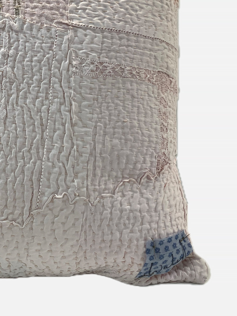 1920s Embroidery & Vintage Cotton Cushion | 1694