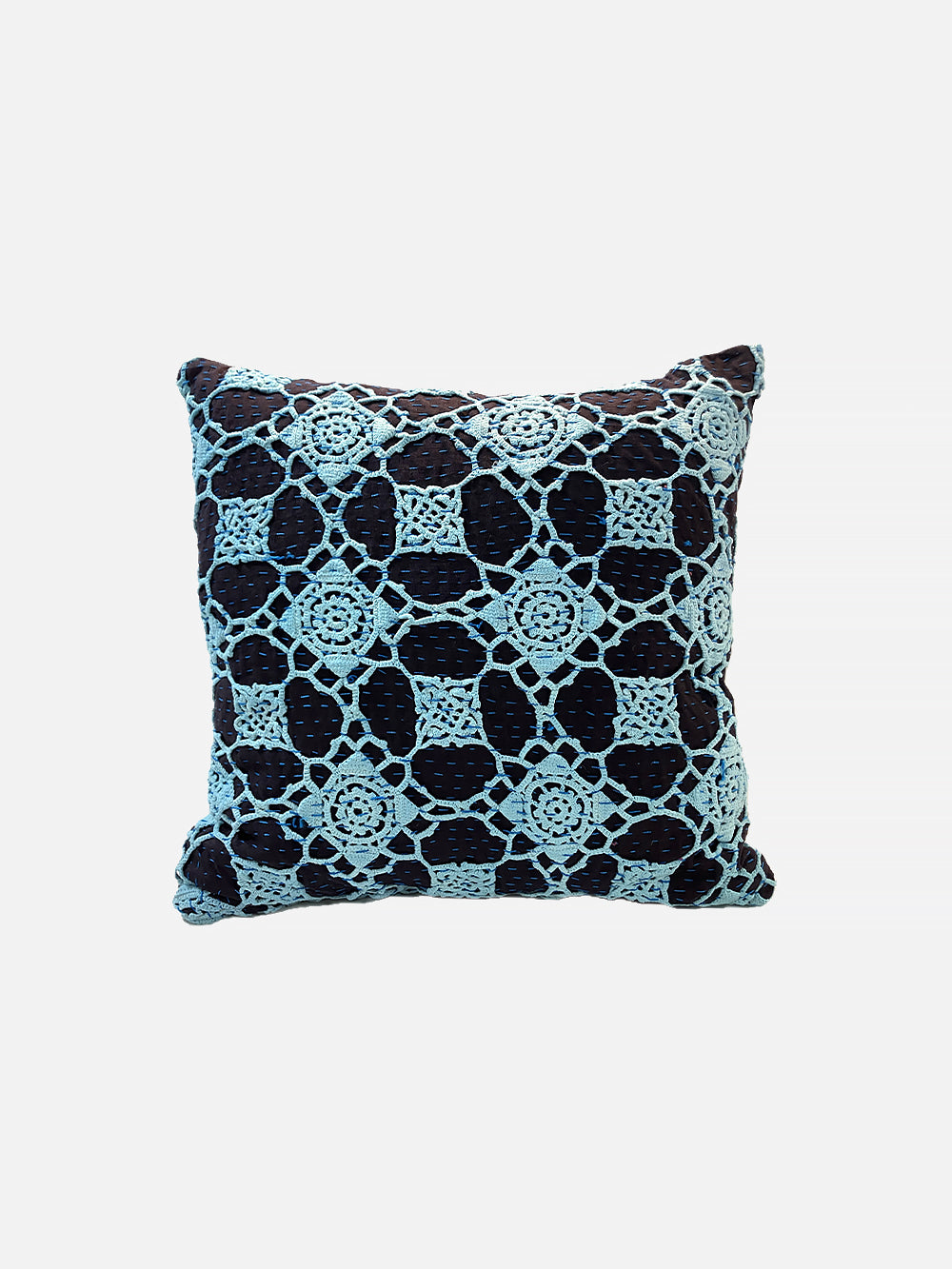 19th Century French Cotton Crochet Cushion | 1697