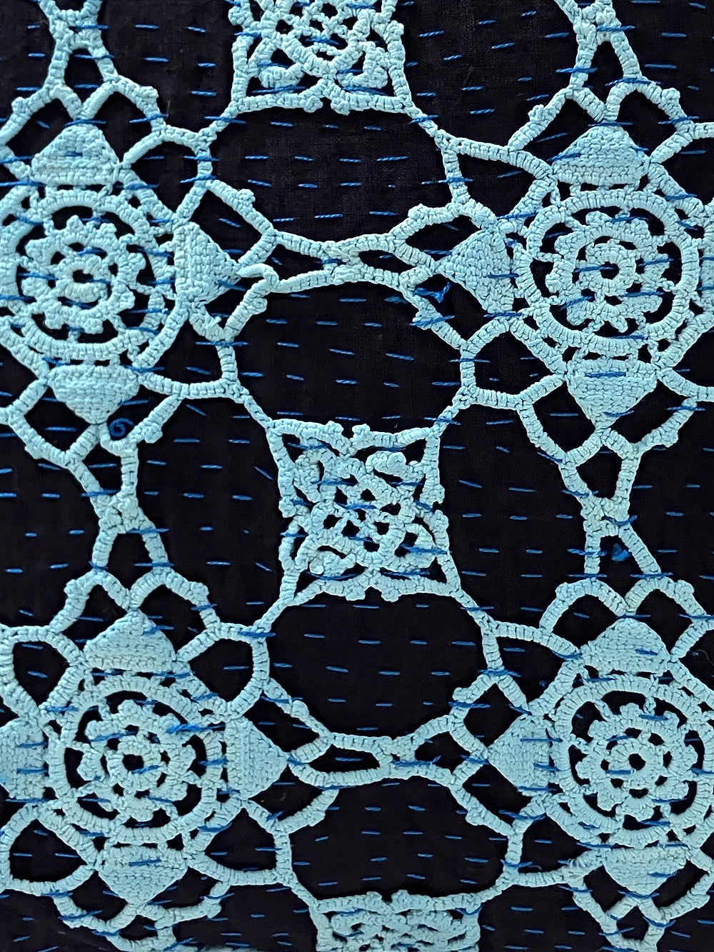 19th Century French Cotton Crochet Cushion | 1697