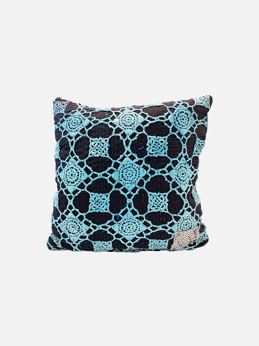 19th Century French Cotton Crochet Cushion | 1697
