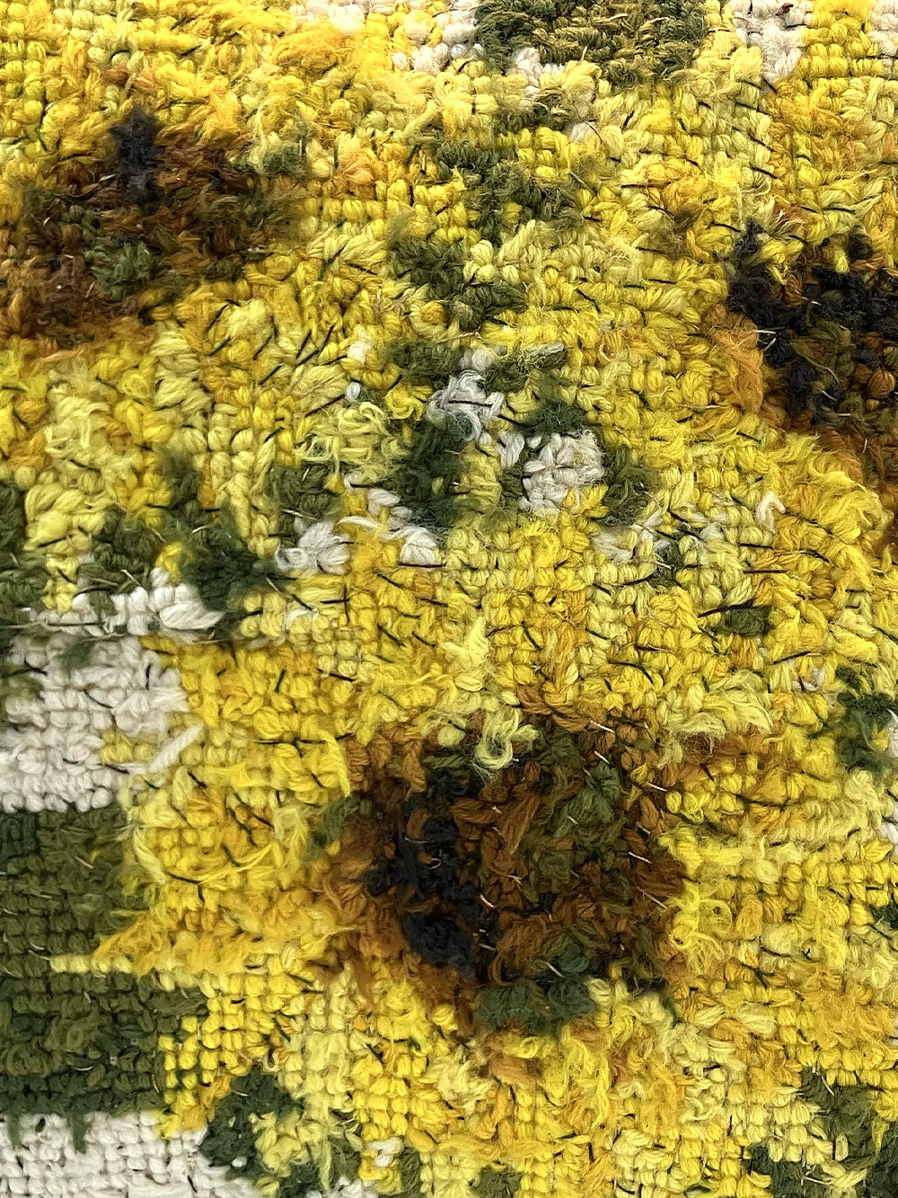1920s French Woollen Needlepoint Cushion | 1696