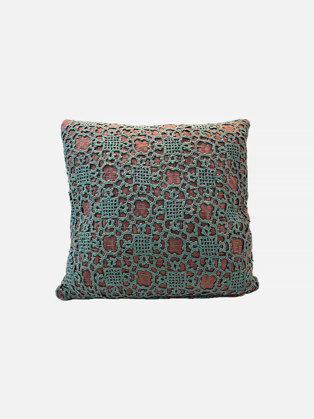 19th Century French Cotton Crochet Cushion | 1700