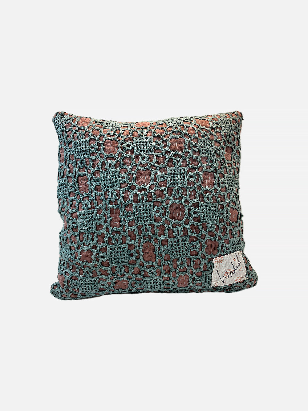 19th Century French Cotton Crochet Cushion | 1700