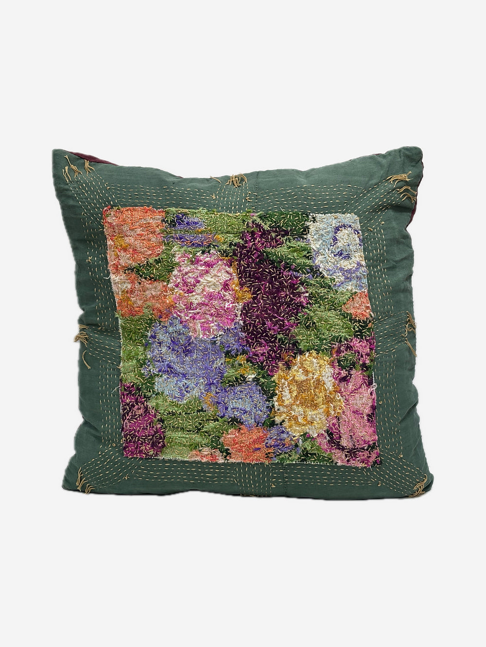 Vintage Woollen Needlepoint Cushion | 1708