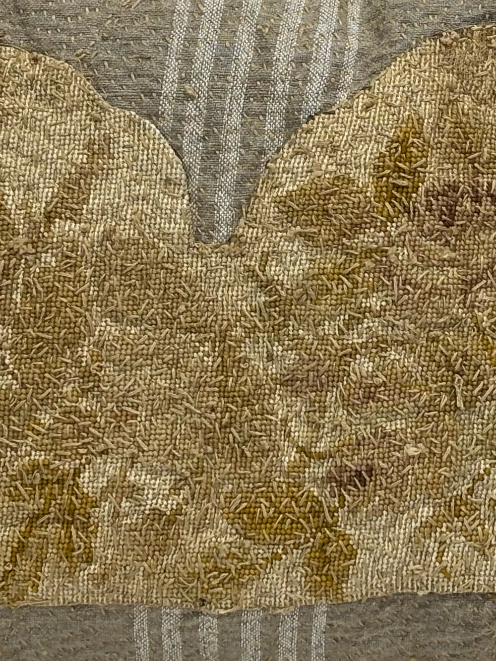 19th Century Woollen Embroidery Cushion | 1710