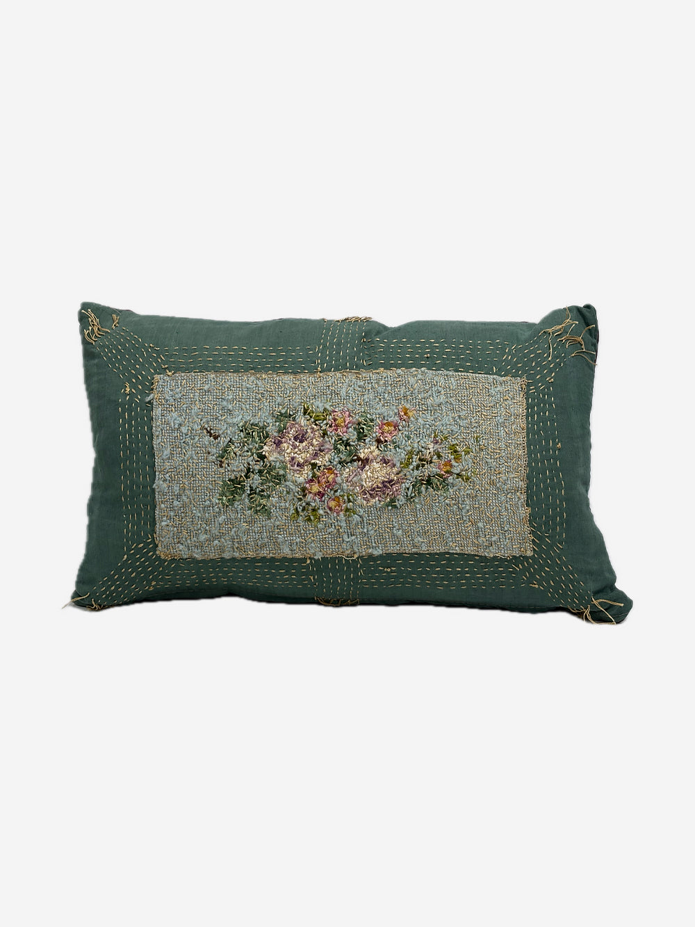 19th Century Woollen Needlepoint Cushion | 1713