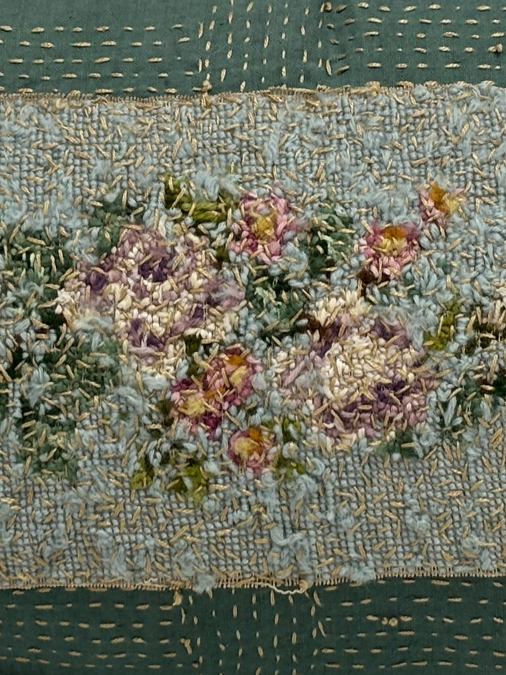 19th Century Woollen Needlepoint Cushion | 1713