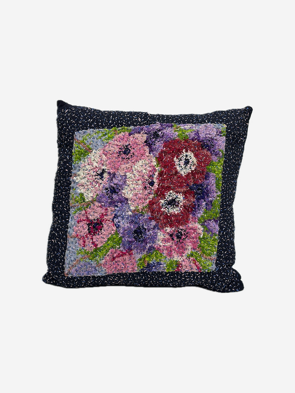 Vintage Woollen Needlepoint Cushion | 1714