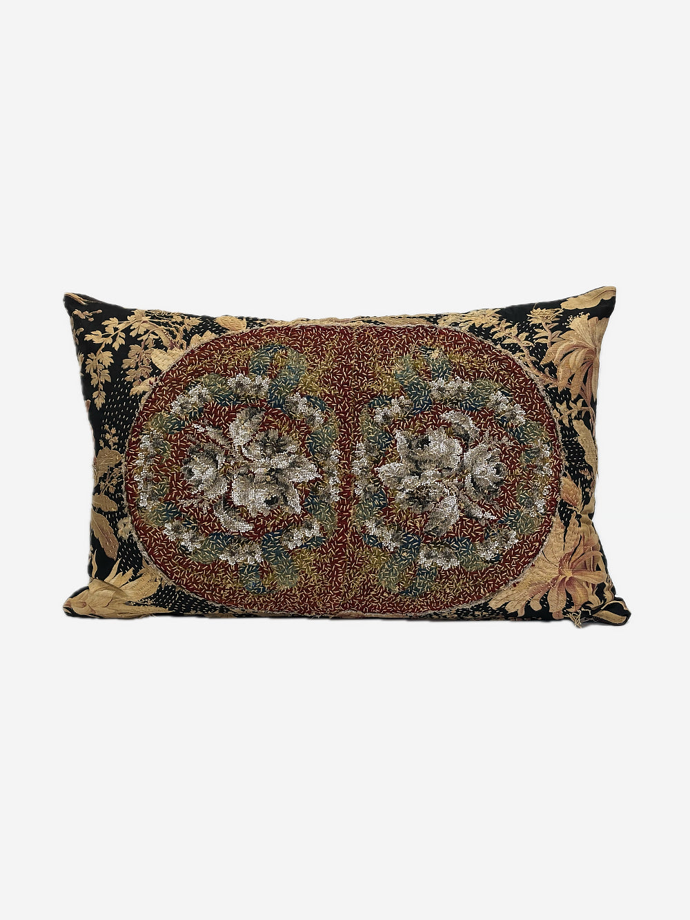 19th Century Woollen Needlepoint Cushion | 1731