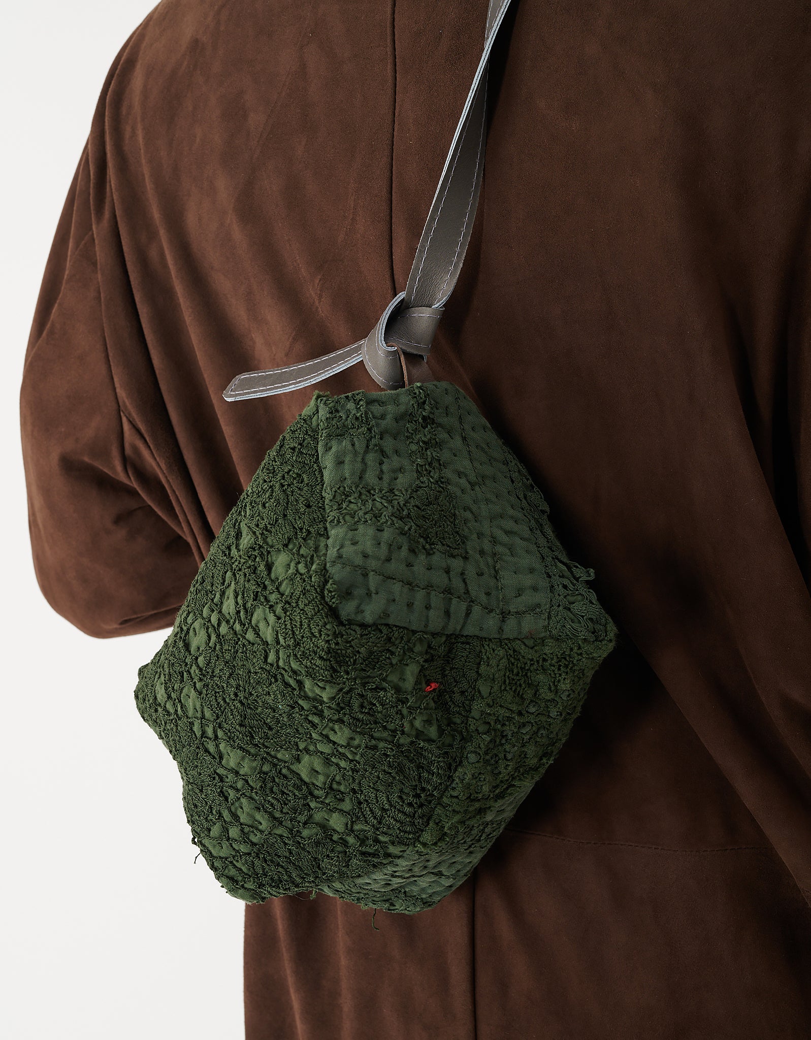 19th Century French Crochet Digby Bag