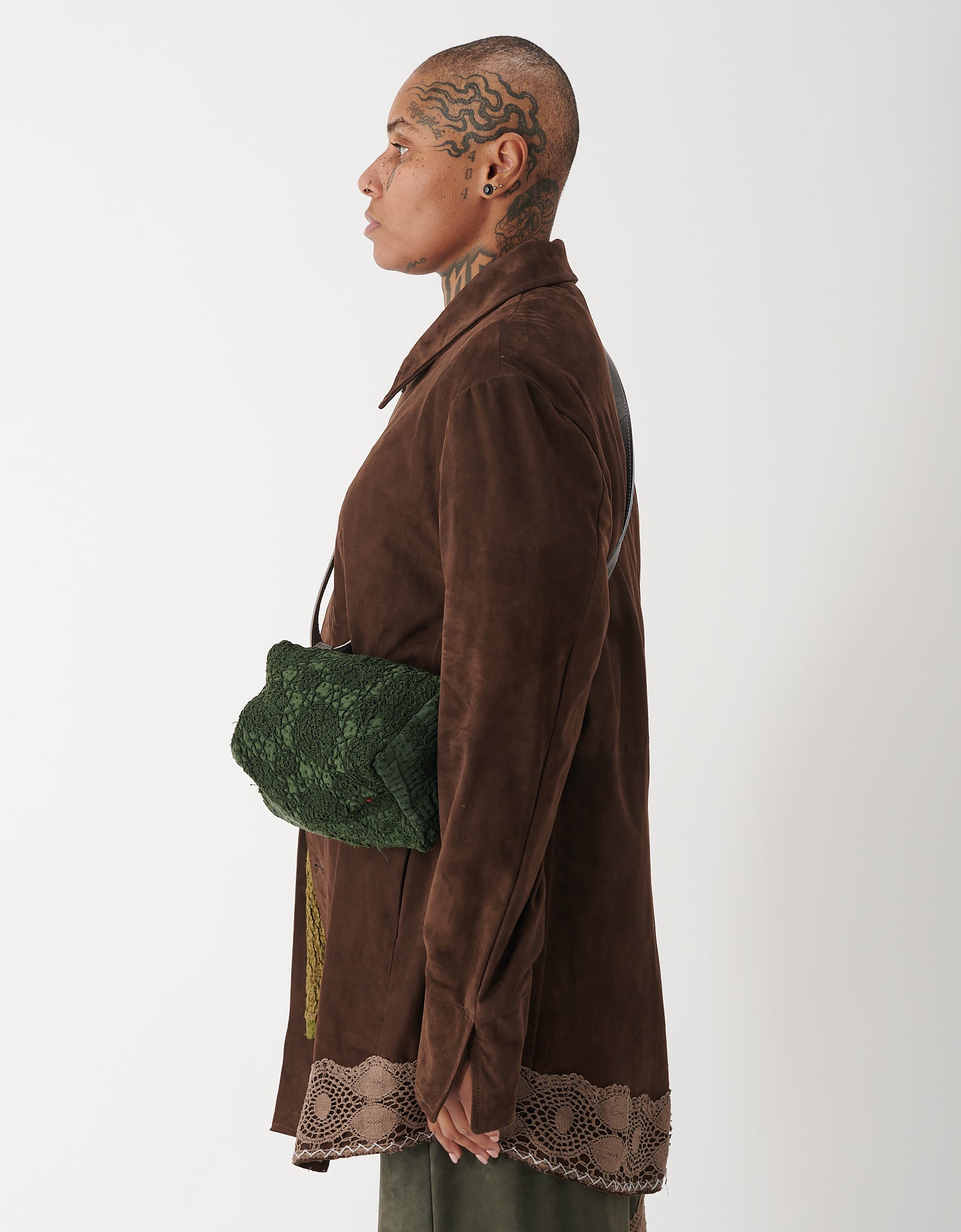 19th Century French Crochet Digby Bag