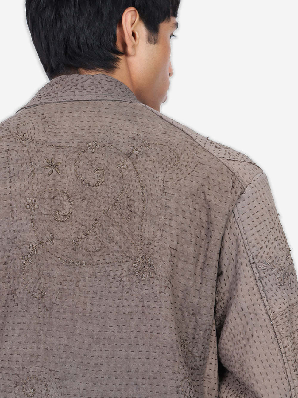 Venetian Backed Lace Duster Coat