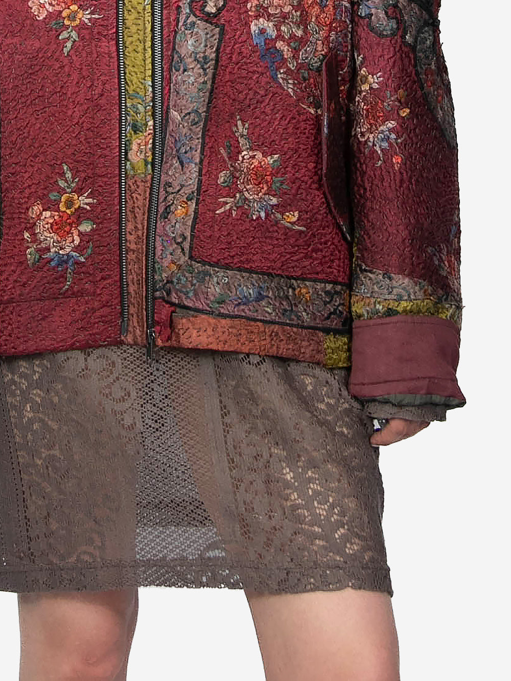Antique Chateau Lace Long Sleeve Ex Top