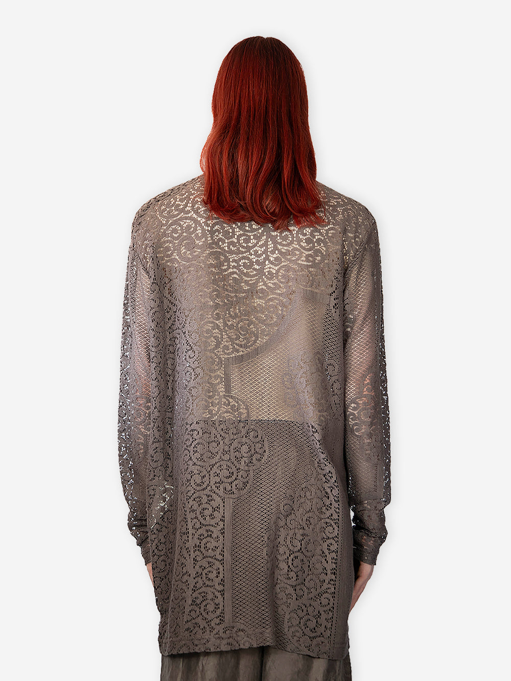 Antique Chateau Lace Long Sleeve Ex Top