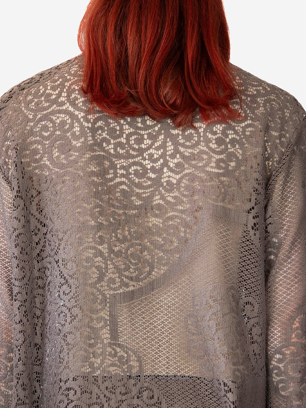Antique Chateau Lace Long Sleeve Ex Top
