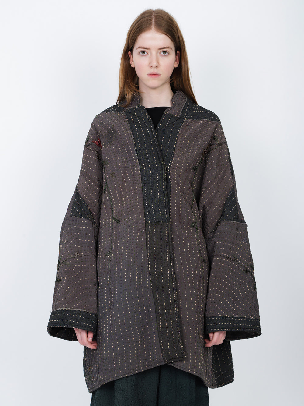1920s Silk Kimono Wadded Basma Coat