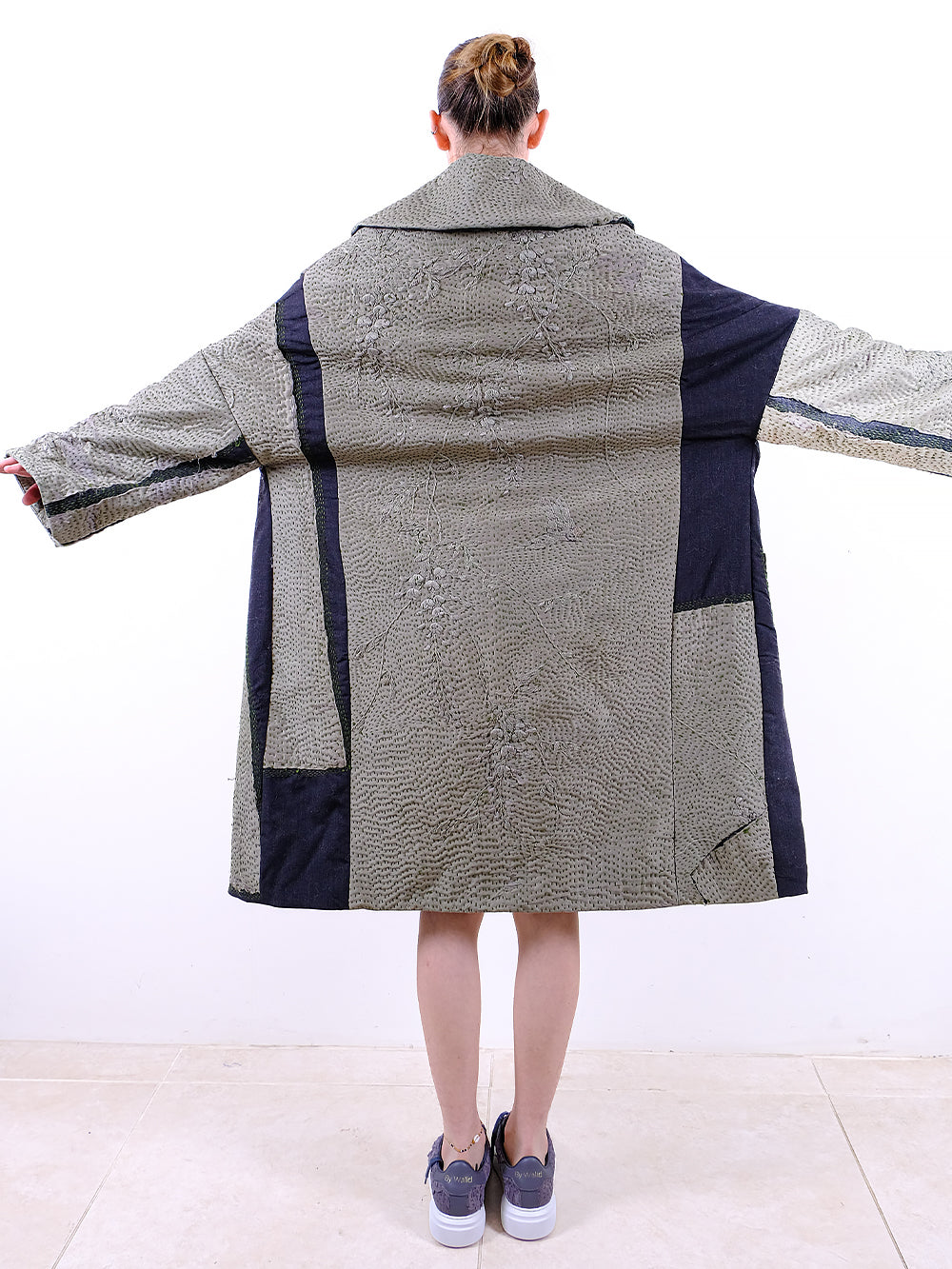 1920s Silk Kimono Wadded Inga Coat