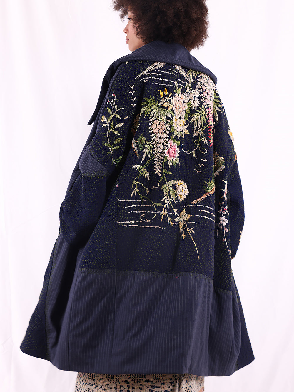 19th Century Japanese Kimono Inga Coat