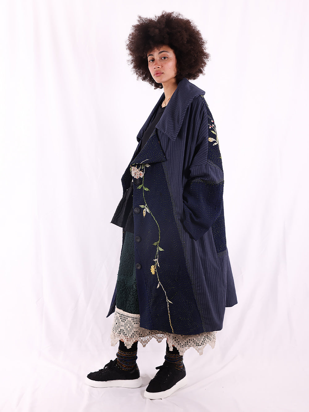 19th Century Japanese Kimono Inga Coat