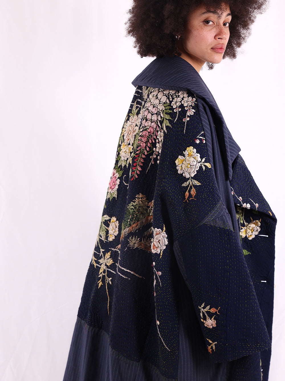 19th Century Japanese Kimono Inga Coat