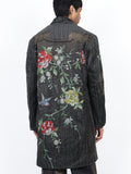 1920s Silk Kimono Wadded Rufus Coat