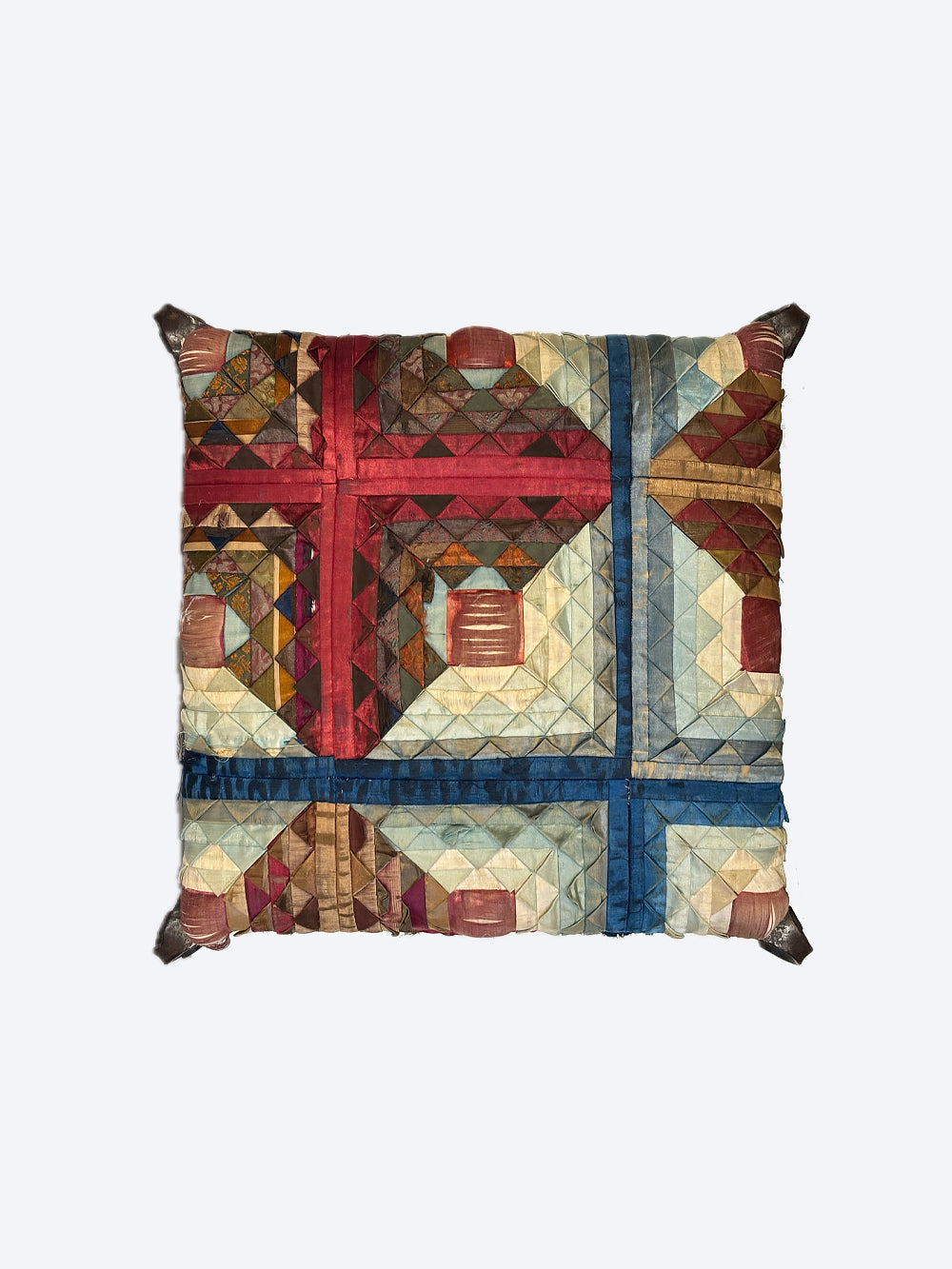 RESERVED | 19th Century Victorian Silk Footstool | 605