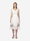 Vintage Embroidered Linen Freya Dress