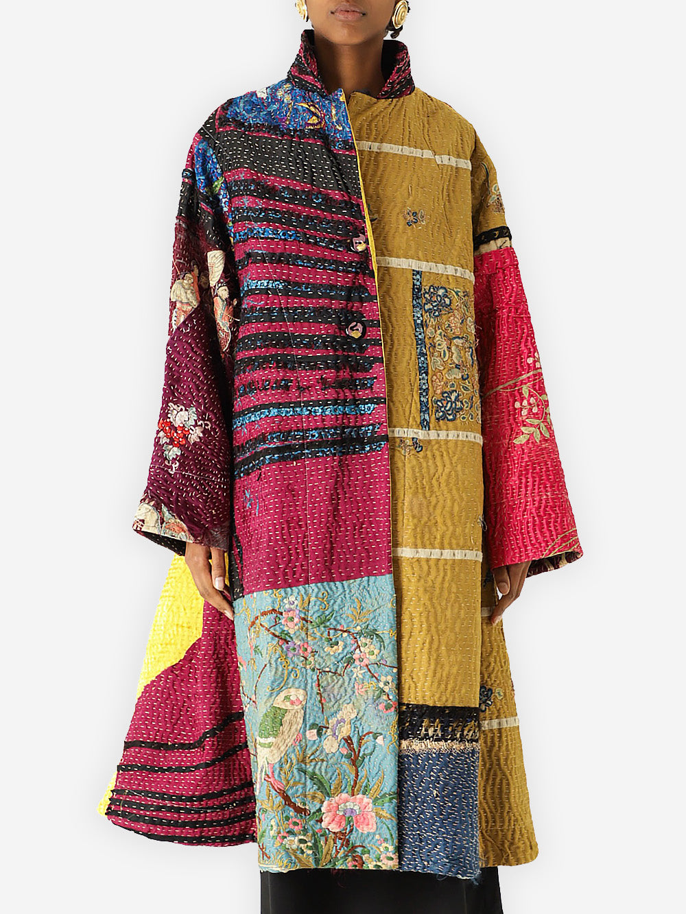 19th Century Chinese Silk Georgina Coat