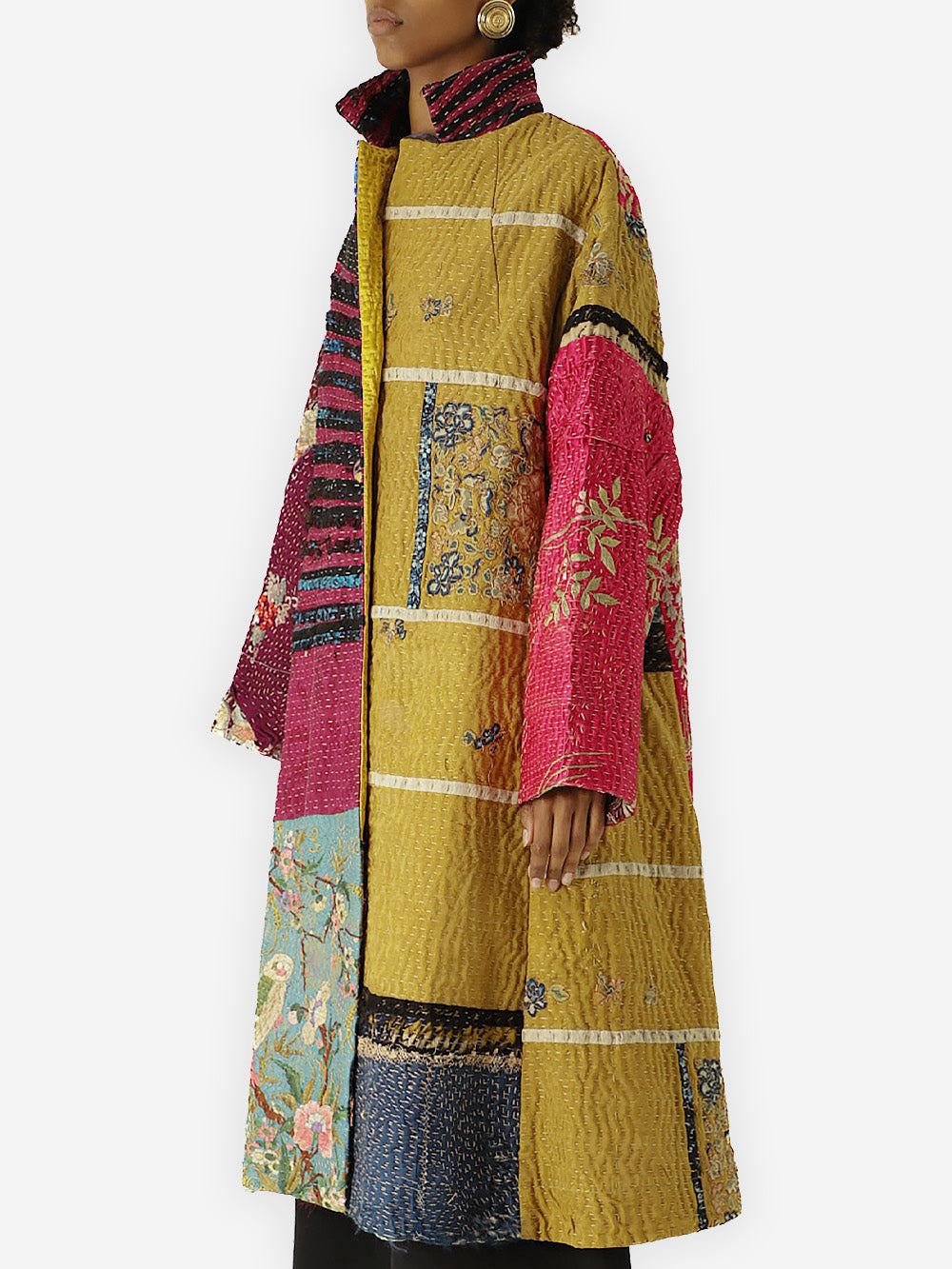 19th Century Chinese Silk Georgina Coat