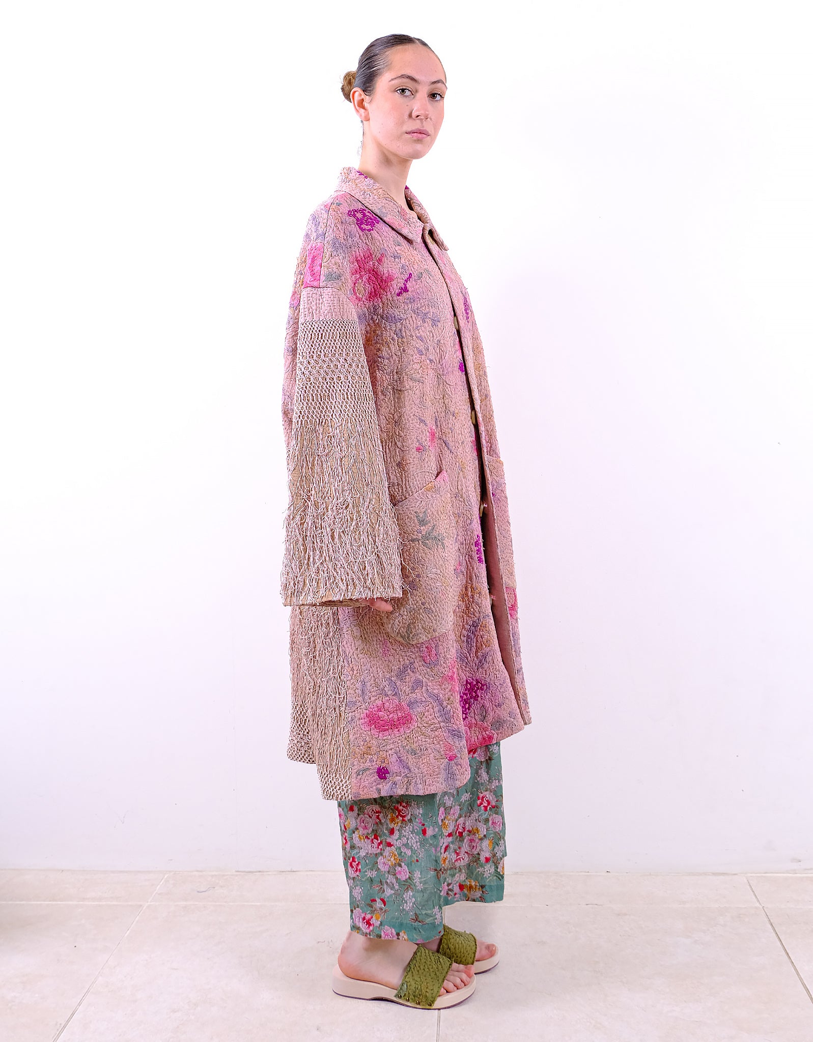19th Century Silk Georgina Swing Coat