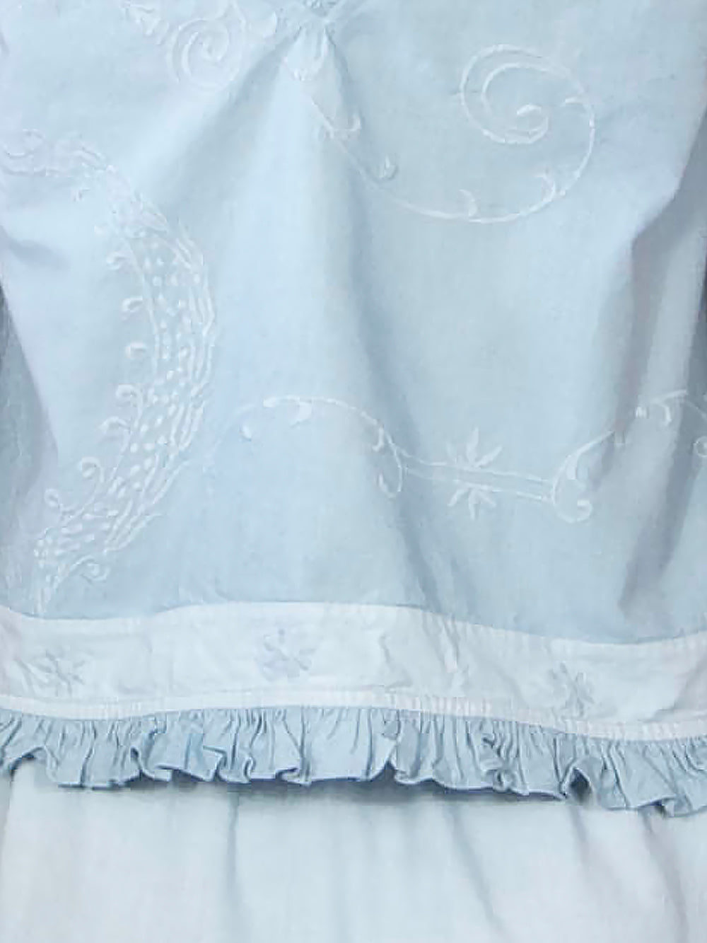 Vintage Embroidered Poplin Hana Top