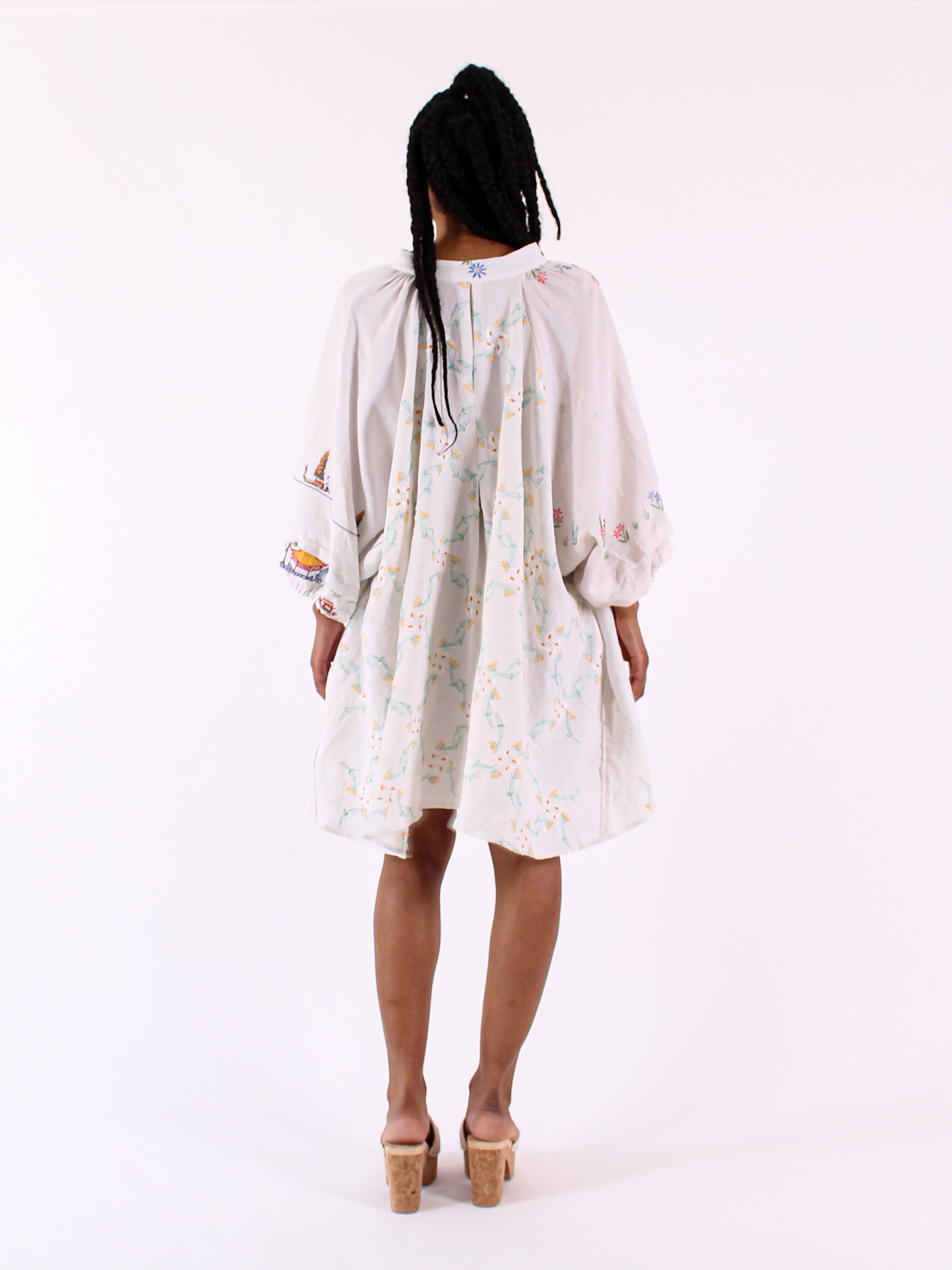 1920s Linen Harper Smock