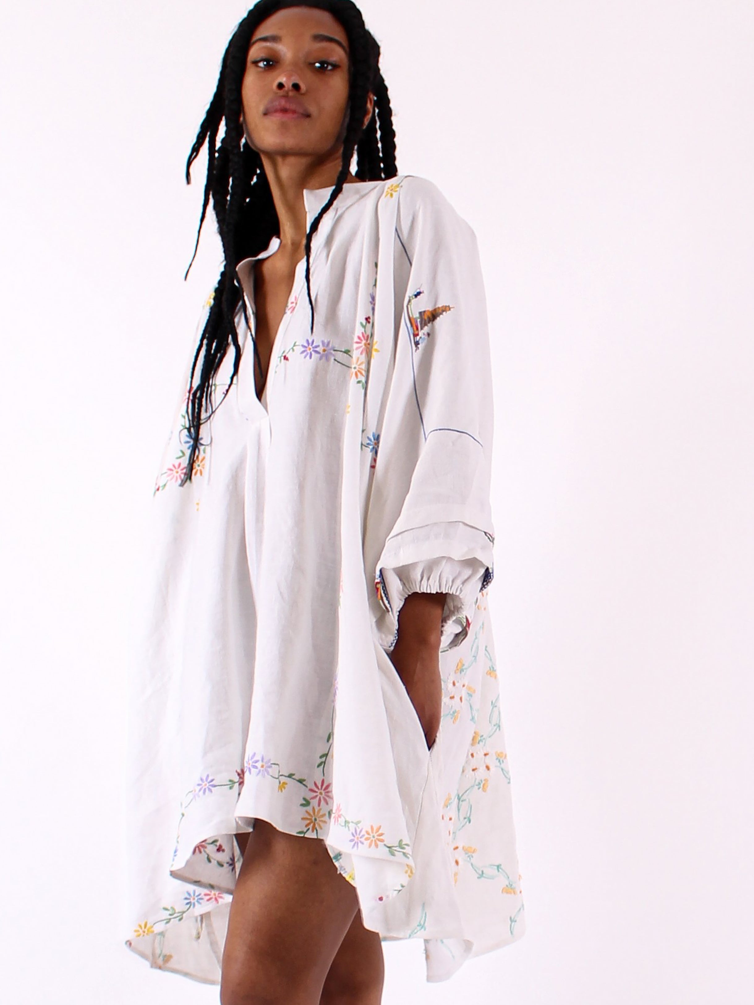 1920s Linen Harper Smock