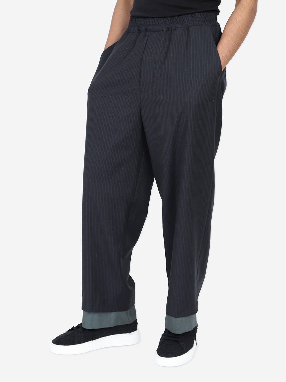 Oshima Tsumugi Kimono Graham Trousers