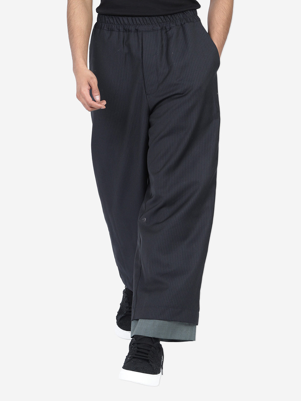 Oshima Tsumugi Kimono Graham Trousers