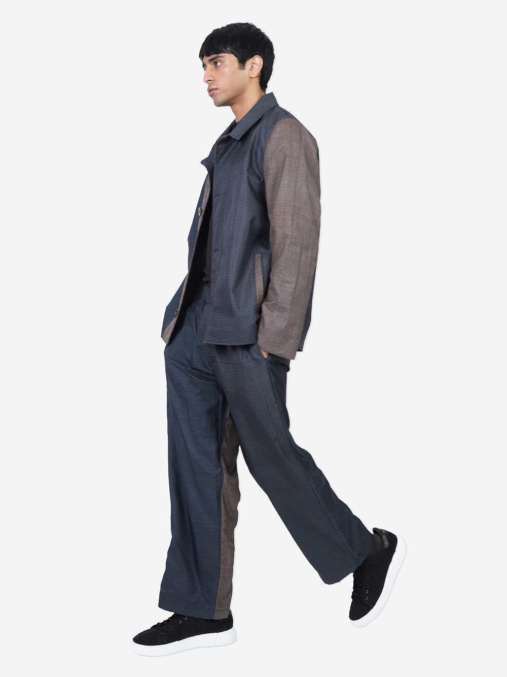 Oshima Tsumugi Kimono Renzo Trousers